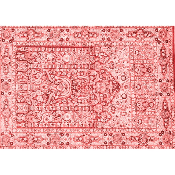 Ahgly Company Indoor Rectangle Persian Red Traditional Area Rugs, 6' x 9'