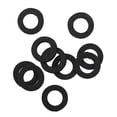 thumbnail image 1 of Cornet, trompeta y otros, almohadillas de arandela de vástago de válvula, 10 Negro Sunnimix arandelas de fieltro de trompeta de latón, 1 of 6