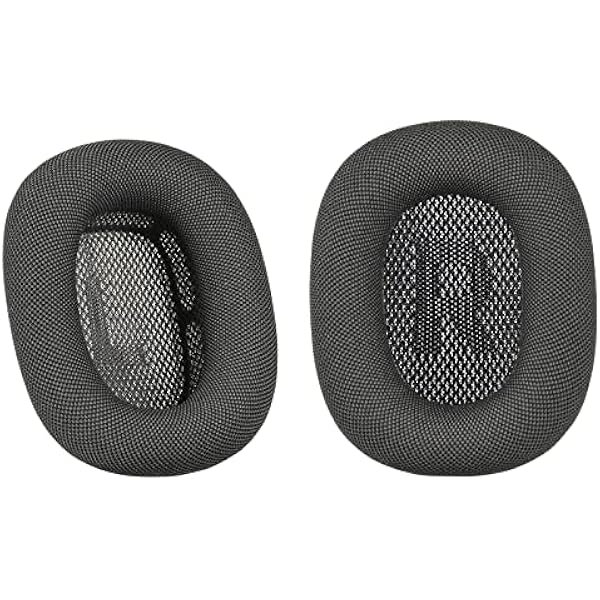 wonima02 mesh Fabric earpads for airpods max Ear Cushions,Compatible with airpods max Ear Pads(2020 Version),Noise Cancelling, Breathable,Magnetic mounting, not Falling Off (Grey)