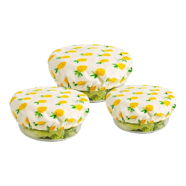 Tapas Reutilizables de 6 Piezas Cateissary Cubierta de Tazón de Comida Inodora y Fijación Estable Tipo 4