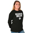 thumbnail image 5 of Mama Bear Paw Print Cute Mothers Day Women's Long Sleeve T Shirt Brisco Brands S, 5 of 6