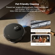 MOVA P50 Pro Ultra Robot Vacuum Cleaner Combo, Removable and Liftable Mop,Anti-Tangle,Self Drying-Black