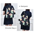 thumbnail image 4 of FORMRS Women's Travel Backpack Purse Anti-Theft Hidden Pockets Casual Shoulder Bag, Black Cubes, 4 of 7