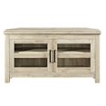 thumbnail image 4 of Pemberly Row 44" Console de Télévision en Bois d'Angle en Chêne Blanc, 4 of 4