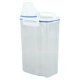 thumbnail image 1 of Bac Distributeur de Riz Hermétique, Contenant de Rangement pour Aliments avec Tasse à Mesurer, Plastique Transparent, Organisation du Garde-Manger de Cuisine, 1 of 7
