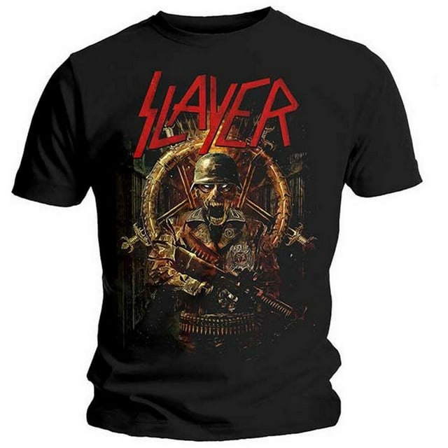 Slayer Adult Hard Cover Comic Book Back Print T-Shirt
