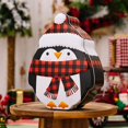 thumbnail image 2 of Dsscvnef Christmas Decorative Item Santa Mailbox: Metal Candy Container Holder and Ornament Big Container Restaurant Food Storage Containers with Lids, 2 of 7