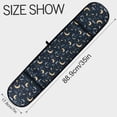 thumbnail image 3 of Dailycode Double Sided Oven Mitt with Loop Heat Resistant Kitchen Long Potholders 7" x 35" Crescent Moon Star Cloud, 3 of 6