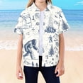 thumbnail image 6 of Shadoumai Classic Design Boys Casual Short Sleeve Shirt Comfortable Breathable Daily Wear Top For Kids Fashion, 6 of 7