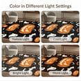 thumbnail image 7 of ODIKA 3'x5' Washable Accent Rug Halloween Spooky Lantern Ghost Skull Flying Bat Fiber Doormat for Bedside, Nursery Room, Pet Friendly & Non-Shedding, 7 of 7