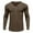 230.0, variant on Men T Shirts Solid Color Thin Long Sleeved Casual Bottoming Slim Button V Neck Brown Mens Graphic T-Shirts size L