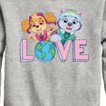 thumbnail image 3 of Paw Patrol - Love Earth - Toddler And Youth Crewneck Fleece Sweatshirt, 3 of 6