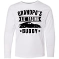thumbnail image 3 of Inktastic Grandpas Lil Racing Buddy Long Sleeve Youth T-Shirt, 3 of 5
