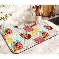 thumbnail image 1 of Dish Drying Mat for Kitchen Counter 20x12in Washable Quick Dish Drying Pad Rubber Backed Absorbent Draining Mat Fit Kitchen Counter,Bar,Under Sink,Dishes,Utensils,Dish Rack, 1 of 5