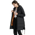 thumbnail image 3 of Orolay Women's Thickened Down Jacket Contrast Color Drawstring Down Coat Hooded Parka, 3 of 5