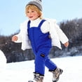 thumbnail image 5 of Valcatch Unisex Toddler Solid Color Snow Bib Overalls Waterproof Warm Down Puffer Snowsuit for Baby Boys Girls, 5 of 8
