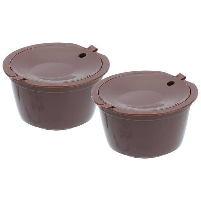 2 filtros de cápsulas de café reutilizables ABS para café, accesorios para café, oficina y hogar