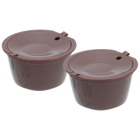 

Xemplaro 2pcs Reusable Coffee Capsule Filter ABS Coffee Filter Cup Home Office Cafe Accessories