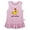 Pink Sleeveless Dresses, variant on iDzn New to the Coop Chicken Funny Dresses For Baby, Newborn Babies Skirts, Infant Princess Dress, 0-24M Kids Graphic Clothes (Pink Raglan Dresses, 0-6 Months)