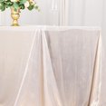 thumbnail image 4 of BalsaCircle 90x132 in Beige Sequin Dots Polyester Rectangle Tablecloth Party Events Reception Decorations Supplies, 4 of 8