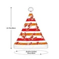 thumbnail image 3 of Balery Red Lobster Pattern Santa Hat Christmas Hat Funny Christmas Hat Christmas Knitted Beanie Hat For Men Women Adult, 3 of 6