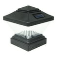 thumbnail image 2 of iGlow Outdoor Solar LED Post Deck Cap Light, Black/White, 4x4, 8-Pack, PVC Vinyl Wood, 2 of 3