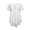 White, variant on MORTTIC Women's Solid Color Button Front Tunic Top, Casual Loose Fit Crew Neck Summer Blouse T-Shirt, White, S