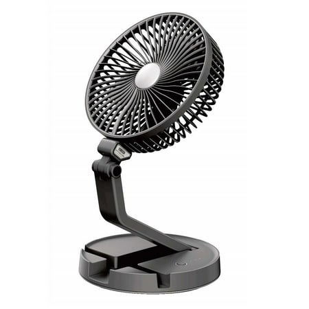 

Table Fan Rechargeable Wall-mounted Adjustable Ventilator Third Gear Mute Air Cooler Office Supply Desktop Exquisite Desk Fans 4000mA White