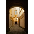 thumbnail image 2 of Susan Vizvary Photography 17x24 White Modern Wood Framed Museum Art Print Titled - Abbey Hallway, 2 of 4