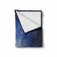 thumbnail image 2 of Galaxy Soft Flannel Fleece Throw Blanket, Nebula in Cloudy Sky View of Far Stars in Night Sky Milky Way Universe Print, Cozy Plush for Indoor and Outdoor Use, 70" x 90", Navy Blue, by Ambesonne, 2 of 6