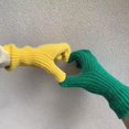 thumbnail image 4 of Guantes cálidos de lana con dos dedos para invierno, unisex, de lana muy elástica, para exteriores, anticongelante, para cama y desayuno, 4 of 5