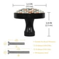 thumbnail image 3 of 4 Pcs People and Bubbles Color Knobs for Kitchen Cabinet Cupboard Dresser Bookcase Drawer Pulls Handles Round Home Decor, 3 of 5