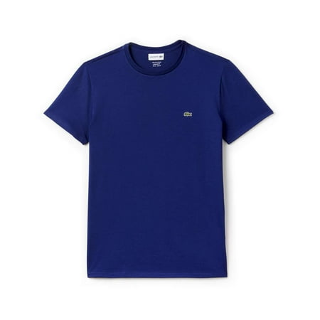 Pima Crewneck Tee - Lacoste Men Standard Short Sleeve Pima Crewneck Tee