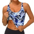 thumbnail image 3 of Fuzoiu Blue Lightning2 Print Women's Sports Vest,U-Back Sports Tank,Gym Vests,Athletic Sleeveless Shirts,Exercise Undershirts,Yoga, Gym, and Dance Wear-Medium, 3 of 8