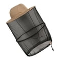 thumbnail image 4 of Malla de Malla para Cabeza de de Primera , Orificios Fino Malla para , Facial para , Mosquitera Suave Y Du marrón Macarena Sombrero de red de pesca, 4 of 8