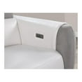 thumbnail image 6 of Global Furniture USA U8520 Blanche White/Gray Fabric Power Reclining Loveseat, 6 of 7