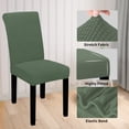 thumbnail image 4 of Fundas impermeables para sillas de comedor Easy-Going, juego de 2 unidades, color verde grisáceo, 4 of 7