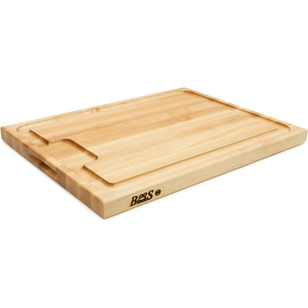 

Block 24 X 18 X 1.5 Inches Reversible Cutting/Carving Board With Juice And Hand Grips Maple Wood