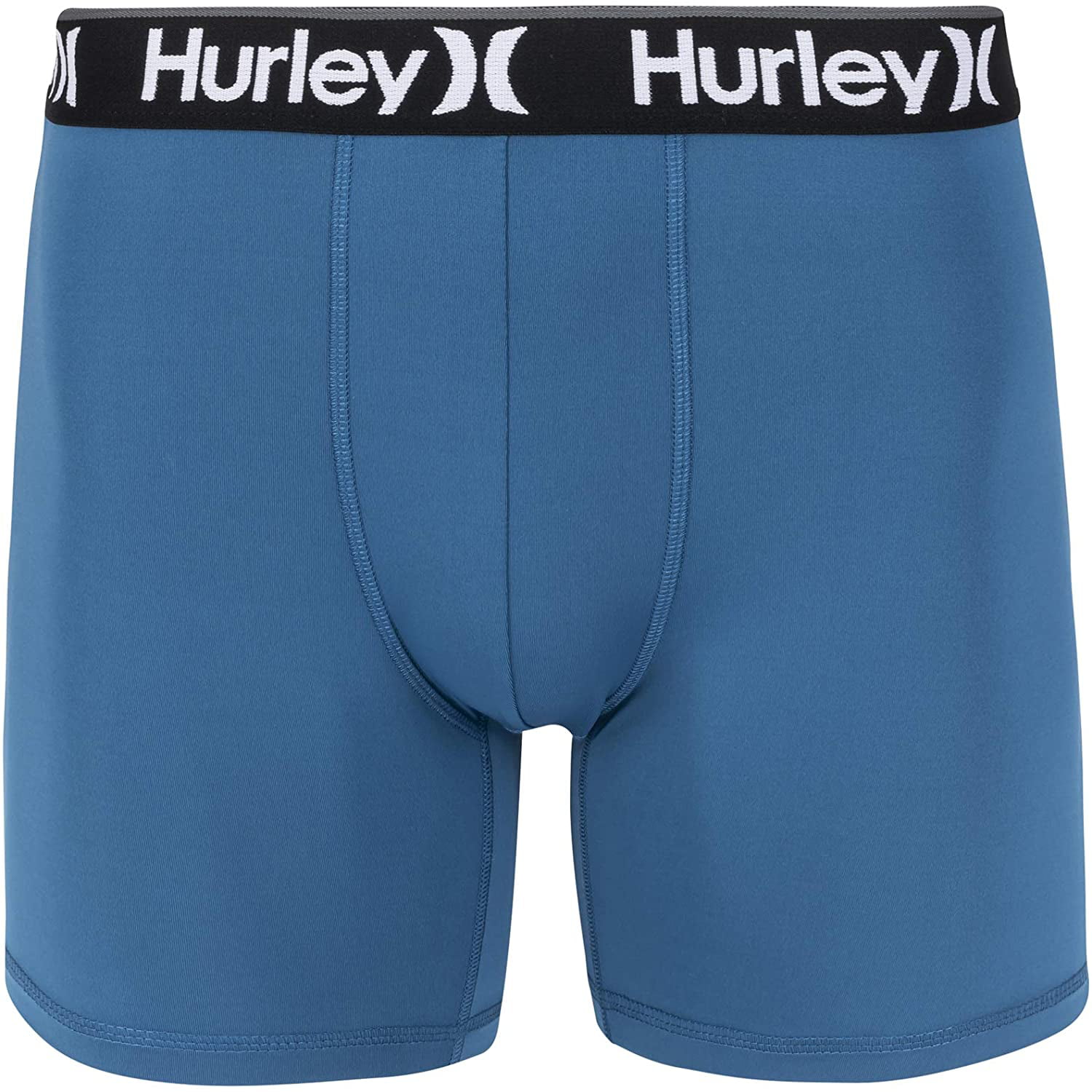 Hurley Men's 3 Pack Regrind Boxer Brief, Industrial Blue, X-Large, 88%  Polyester, 12% Spandex By Visit the Hurley Store