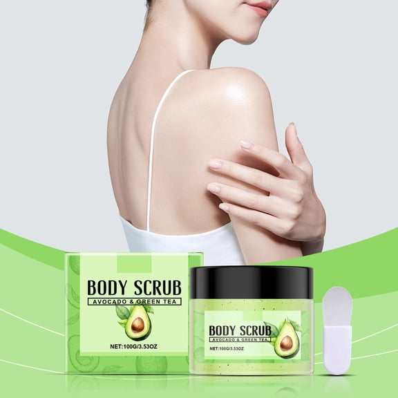 Brightening Peeling Body Scrub for Dark Areas, Natural Ingredients for Smoothing & Exfoliating Skin, 100g Scrub for Inner Thighs & Armpits, Improves Hyperpigmentation & Texture