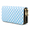 Checkered blue, variant on A-Leopard Print PU Leather Travel Wallet Large Capacity Ladies Purse