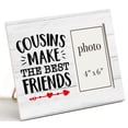 thumbnail image 1 of Marco de fotos de madera Zauly Cousins Gifts de 10 x 15 cm, 1 of 6