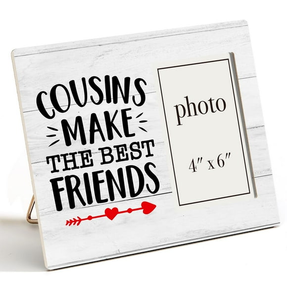 Marco de fotos de madera Zauly Cousins Gifts de 10 x 15 cm