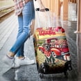 thumbnail image 3 of Be My Valentine's Great Dane Truck Full of Love Flower Balloon Travel Luggage Cover Danes Dog Lover Gifts Suitcase Dust Protective Decor - 02029, 3 of 5