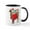 White/Black Inside, variant on CafePress - Fa La La Llama - 11 oz Ceramic Mug - Novelty Coffee Tea Cup