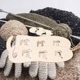 thumbnail image 3 of 1 Pair DIY Wooden Knitted Gloves Display Model Hand Woven Gloves Models, 3 of 6