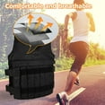 Nikou 44 lb Adjustable Weighted Vest,Breathable Workout Weighted Training Vest for Men Women