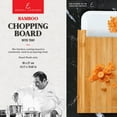 thumbnail image 4 of Emeril Lagasse Bamboo Cutting Board with Tray – Multifunction Wood Cutting Board with Pull-Out Container, Juice Groove, Anti-Skid Design, Kitchen Gift Idea, 4 of 7