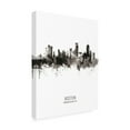 thumbnail image 2 of Trademark Fine Art 'Boston Massachusetts Skyline Portrait II' Canvas Art by Michael Tompsett, 2 of 3