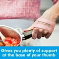 thumbnail image 6 of FORTEMOTUS CMC Thumb Brace Thumb Splint - for CMC Joint Pain Relief and Support, Osteoarthritis, Tendonitis, Arthritis, CMC Joint Thumb Arthritis Brace: for Women Men (Pink, Left Hand, Large), 6 of 8